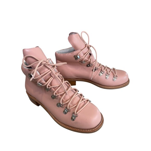 Jeffrey Campbell + Free People Cascade Canyon Leather Lace Up Hiker Boots W's 10 - Picture 17 of 17